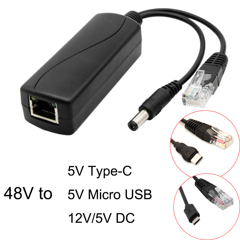 48V To 5V/12V PoE Splitter 5v  - Banana Pi Bpi-M5 评论和价格