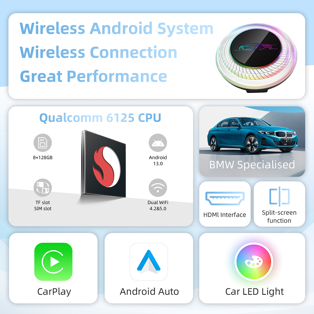 Wireless AI Box for BMW or Oth - Khadas Vim4 8Gb 评论和价格